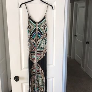 Mossimo tribal print maxi dress size S